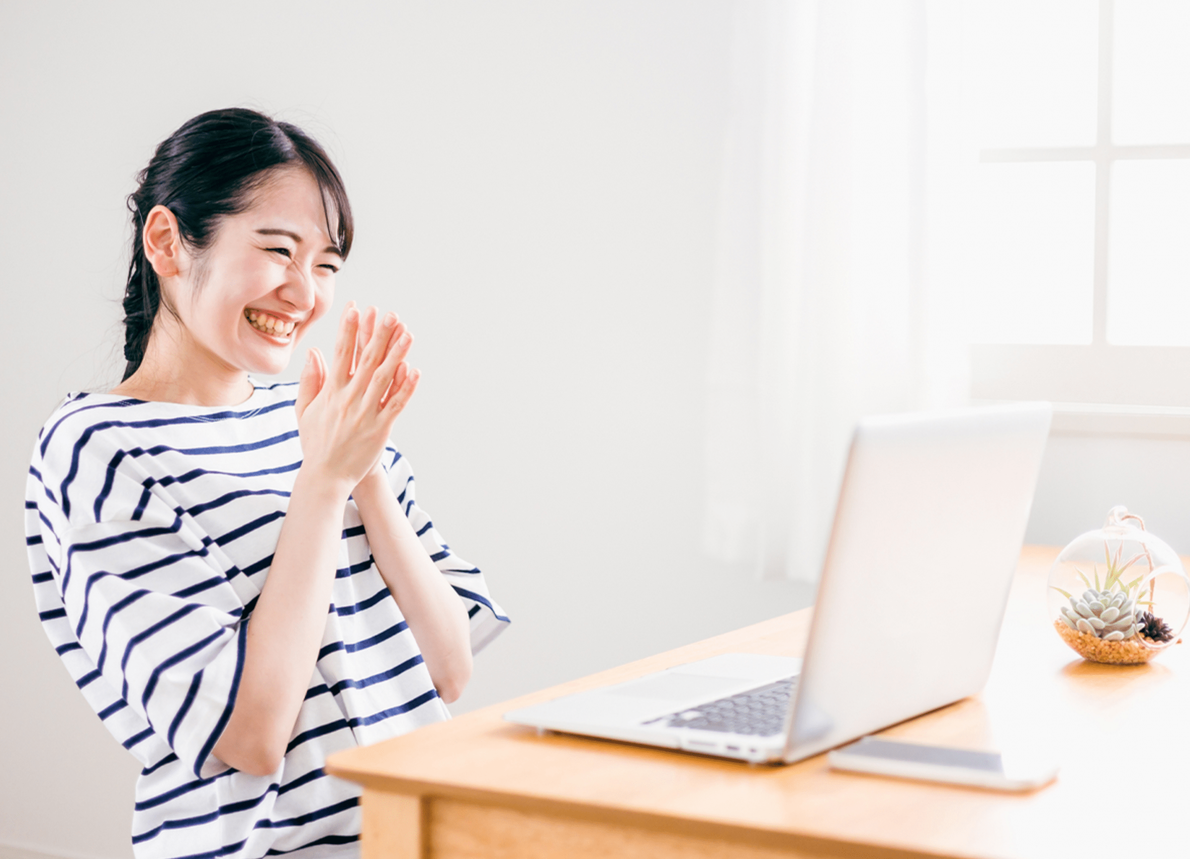 動画編集で収入が得れた人のイメージ画像です。